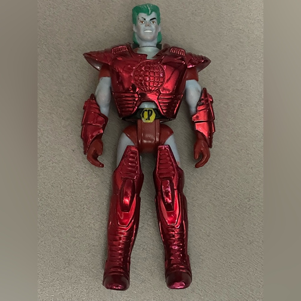 Captain Planet Pollution Armor Action Figure Complete Tiger Toys Vintage 1991
